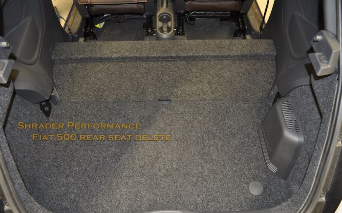Fiat 500 Rear Seat Delete - Image 5