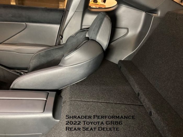 2022-24 Toyota GR86 / Subaru BRZ Rear Seat Delete - Image 3