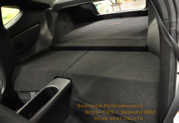 2012-21 BRZ / FR-S Rear Seat Delete - Image 2