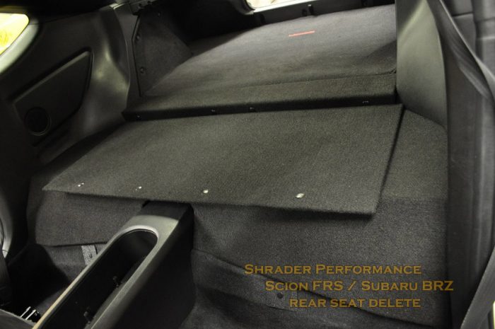 2012-21 BRZ / FR-S Rear Seat Delete - Image 3