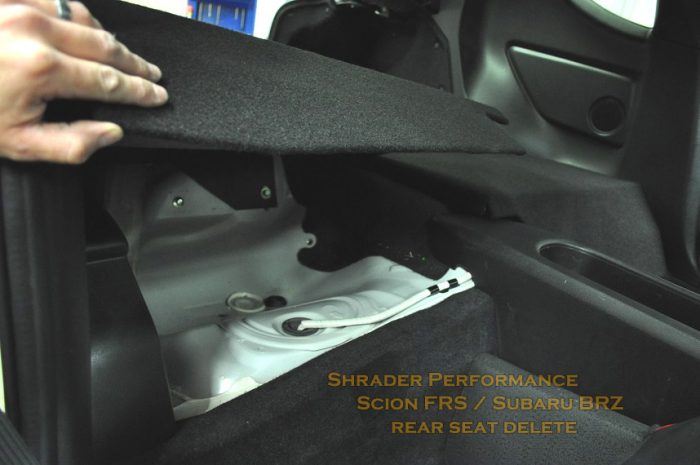 2012-21 BRZ / FR-S Rear Seat Delete - Image 4