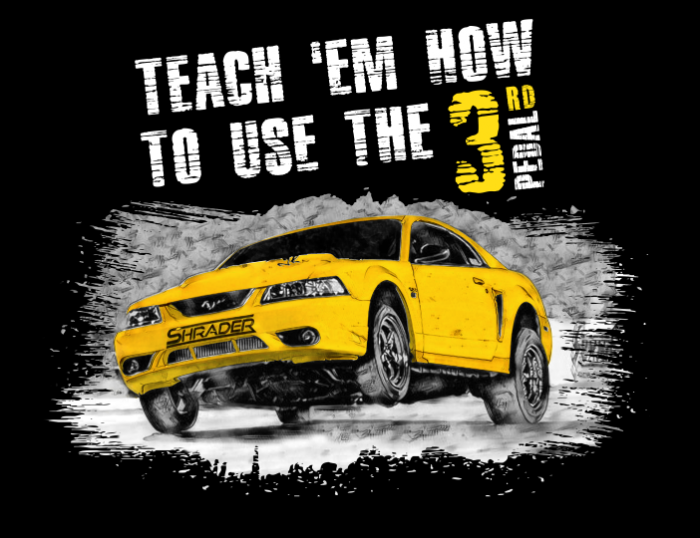Shrader 3-Pedal T-Shirt - Image 3